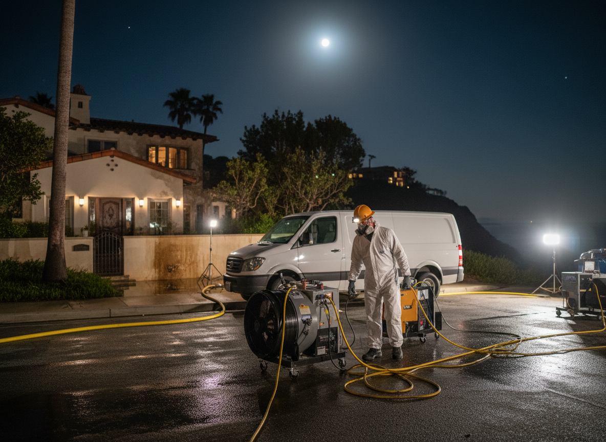 Water Damage Restoration  in San Pedro
