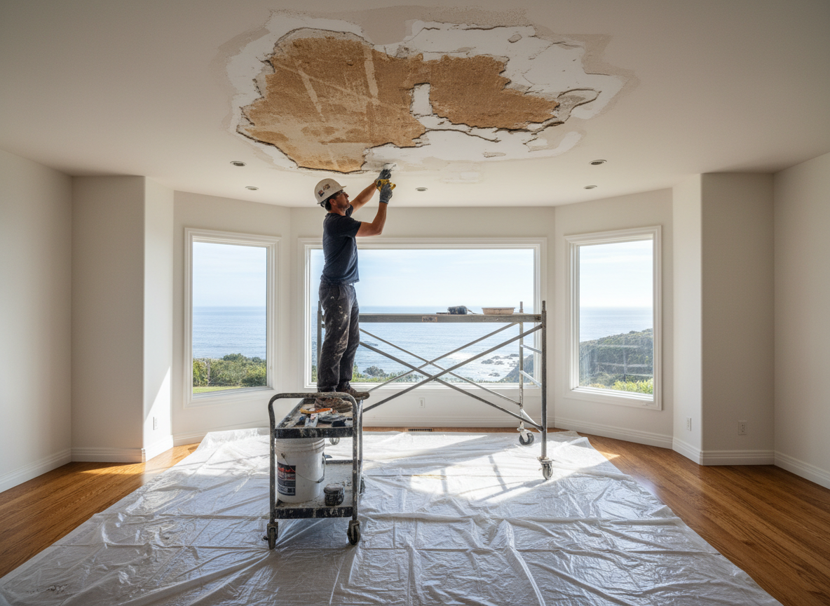 Ceiling Water Damage Repair in Palos Verdes Peninsula, CA