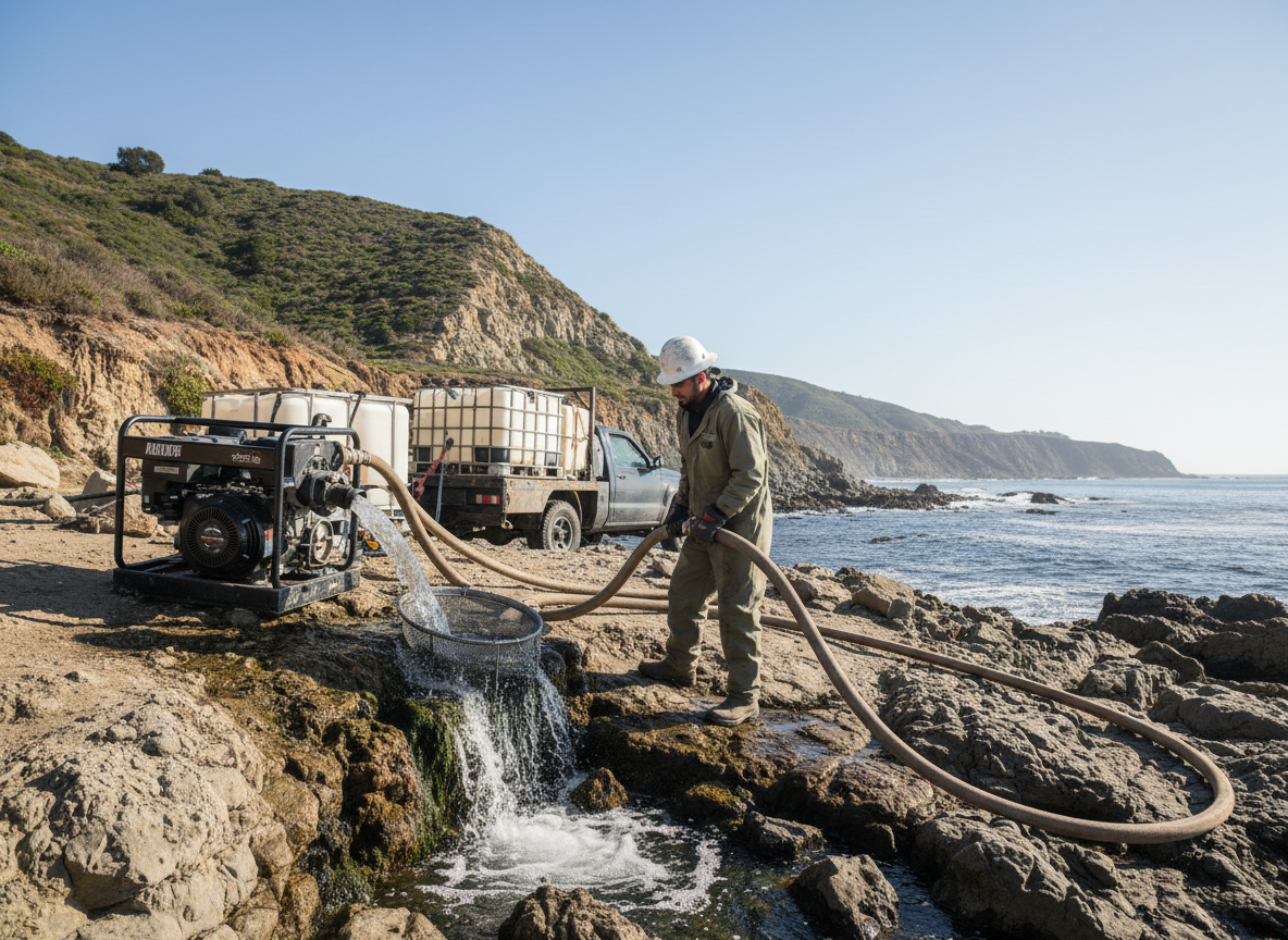 Water Extraction in Palos Verdes Peninsula, CA